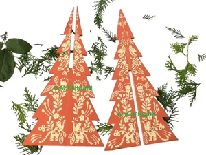 Handcrafted Traditional Kashmir Christmas <b>Tree</b> <b>Stand</b> for Indoor Holiday Decoration Display - Product Image 5