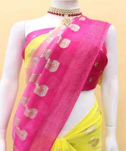 Sarouel indien satan — vêtement de fête de mariage pour femme, nouvelle collection de styliste, georgette, broderie en soie, avec chemisier - Product Image 2