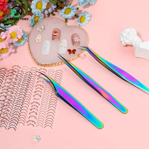 Pinces à cils personnalisées avec logo pour OEM et vente en gros, pinces à cils volumineuses pour extensions de cils 2D à 6D - Product Image 5