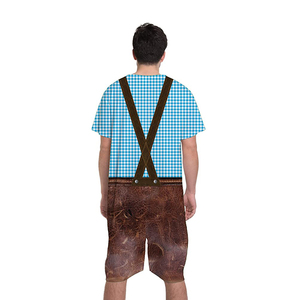 Pantalones cortos bávaros hechos a medida de alta calidad unisex, prendas estampadas de cuero de diseñador original, última moda directa de fábrica - Product Image 4