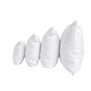 100% almohadas de relleno de plumas de ganso núcleo cuadrado Rectangular abajo almohada dormir cuello protección cama almohada