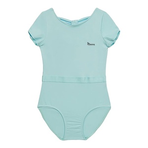 Justaucorps de gymnastique sans manches pour bébés filles, personnalisé, en tissu respirant extensible 220 GSM polyester élasthanne pour la danse - Product Image 1