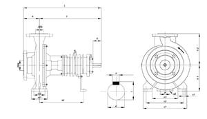 Bomba térmica de aceite y agua súper caliente, N-HT/N4-HT para transferencia de calor, circulación y transferencia de aceite con aplicación de Motor - Product Image 5