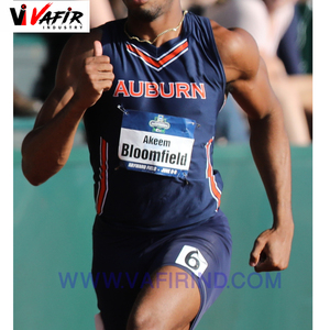 2024 directo de fábrica ropa deportiva pista y campo chándal logotipo personalizado transpirable pista uniformes pantalones cortos de diseñador - Product Image 4
