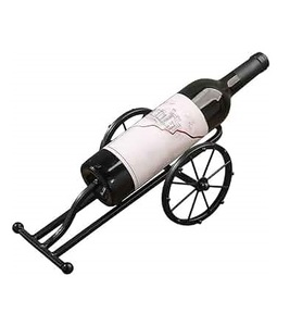 Porte-bouteilles à vin en métal au design moderne, hauteur réglable, écologique, capacité de 10 bouteilles, pour la décoration des bars, des hôtels et des restaurants - Product Image 1