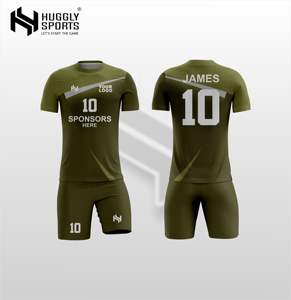 Uniformes de Fútbol Unisex de Alta Calidad con Logotipo Personalizado, Secado Rápido, Transpirables, 100% Poliéster, Crea Tu Propio Uniforme de Fútbol - Product Image 5