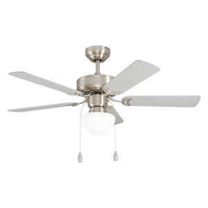 CADIZ Ventilador de Techo con Luz Nickel 35074 106.6x46.1cm - Product Image 3