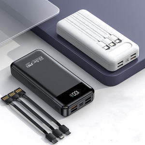 Power Bank da 10000mAh con Cavi Integrati, Caricabatterie Portatile <span class=keywords><strong>per</strong></span> <span class=keywords><strong>Smartphone</strong></span>, <span class=keywords><strong>Batteria</strong></span> Esterna USB-C - Product Image 4