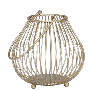 Lanterne en métal élégante unique disponible Lanterne à bougie en métal fini or Lanterne à bougie sur mesure Pot de lampe - Product Image 1