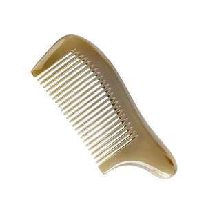 หวีเขาควายขัดธรรมชาติเครื่องมือร้านทำผมปรับขนาดได้ตามต้องการ - Product Image 5