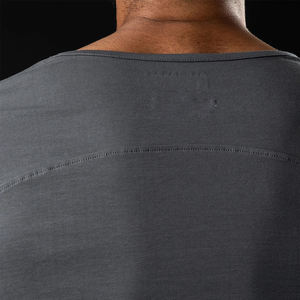 เสื้อยืดผู้ชายผ้าคอตตอน100% แห้งเร็วสำหรับผู้ชายเสื้อยืดคอกลมสำหรับใส่เดินถนนโลโก้ได้ตามต้องการ - Product Image 5