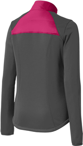Chaqueta Softshell personalizada para mujer con estilo a la moda, chaqueta Softshell resistente al viento de poliéster de trabajo para mujer - Product Image 6