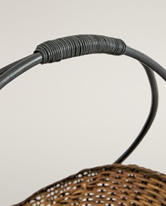 Panier multifonction moderne et écologique en rotin floral Artex Green Earth - Product Image 3