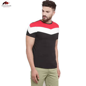 T-shirts pour hommes de haute qualité, best-sellers, fabriqués au Pakistan, nouveau design Ringer, légers, respirants, polyester/coton, style streetwear - Product Image 3