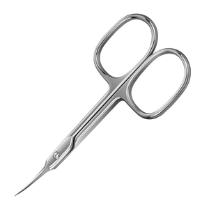 Ciseaux à cuticules droits en acier inoxydable, outil professionnel de manucure et pédicure, soin des ongles, prise en main facile, coupe de précision - Product Image 1