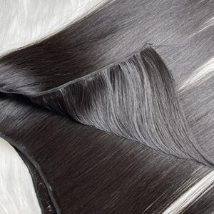 Cheveux de trame droite naturelle de qualité supérieure 100 pour cent de cheveux humains vietnamiens Extensions de cheveux Cabello Humano vierges crus - Product Image 3