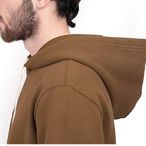 Bella + Canvas Unisex Poly-Cotton Fleece Pullover Sudadera con capucha Color sólido Etiqueta privada Estilo #3719-Etiqueta original Sudadera con capucha Pullover - Product Image 5