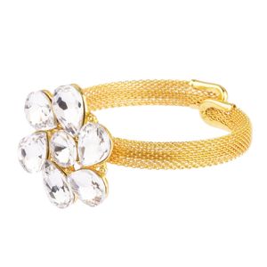 Indian Bracelet <b>Jewelry</b> Gold Plated <b>Crystal</b> Cuff Bracelet Indian Bridal Jewellery Manufacturers Supplier, White - Product Image 6