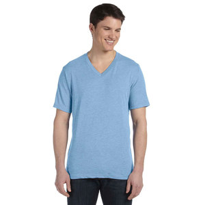 Camisetas Suaves de Cuello en V para Hombre, Camisetas de Manga Corta, Camisetas Deportivas Informales de Algodón con Cuello Redondo - Product Image 4