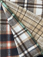 Tela de Algodón 100% Tejida a Cuadros Gingham con Rayas, Ecológica, de Franela, para Forro de Uniformes Infantiles, Trajes de Niños y Niñas, Uso en Bolsos, Patrón Teñido con Hilo