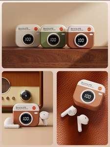 Retro Q86 Bán Buôn Tiếng Ồn Hủy Bỏ Tai Nghe Earbud Không Dây Retro Với Kỹ Thuật Số Hiển Thị - Product Image 4