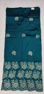 Exclusivo y de alta demanda: Última moda en George Wrapper nigeriano con pedrería y bordados en tela de tafetán para fiestas. - Product Image 6