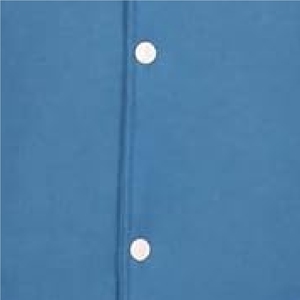 Veste de sport premium pour homme en acier bleu, authentique, style Letterman, avec bordure côtelée rayée - Product Image 4