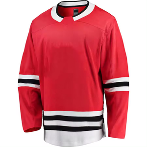 T-shirt de hockey sur glace personnalisé pour équipe, 100 % polyester, haute respirabilité, impression par sublimation, t-shirts de hockey sur glace de haute qualité - Product Image 3