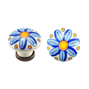 Pomolo in Porcellana Tondo con Base Figura 28 mm.31 - Product Image 1