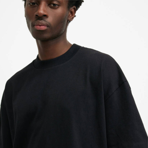 T-shirts pour hommes en coton 100% personnalisés OEM, col roulé, respirant, coupe classique, imprimé, écologique, manches courtes d'été - Product Image 4