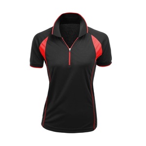 เสื้อกอล์ฟลำลองสำหรับผู้หญิงขายส่งสำหรับฤดูร้อน ทรงเข้ารูป แขนสั้น ผ้าฝ้ายผสมโพลีเอสเตอร์ พิมพ์ลายดิจิตอลแบบระเหิด รับสกรีนโลโก้ - Product Image 6