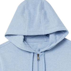 Sweat à capuche zippé personnalisé de haute qualité Fabricant Hommes 100% coton Sweat à capuche zippé Boxy Impression bouffante Sweat à capuche de base zippé vierge - Product Image 5