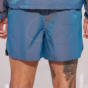 Nuevos y elegantes pantalones cortos de entrenamiento cortavientos para parches personalizados hechos en fábrica, pantalones cortos a precio barato hechos en Pakistán - Product Image 4