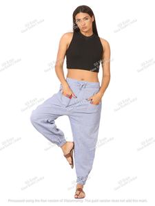 Pantalon Aladdin pour femmes de taille libre Joggers Hopper Straight Harem Baggy Streetwear Classic Washed Logo Respirant Flat Winter - Product Image 2