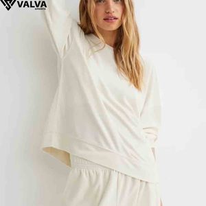 Nueva sudadera de moda para mujer 100% algodón hecho sudaderas para mujer ropa casual Mujer personalizada según su marca. - Product Image 1