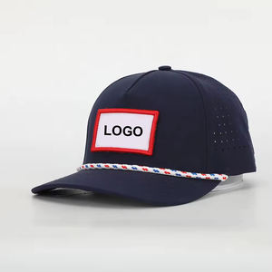 Chapeau Snapback à bord incurvé brodé de qualité hommes et femmes casquette de Baseball casquette de sport réglable chapeaux et casquettes de Golf avec Logo personnalisé - Product Image 1