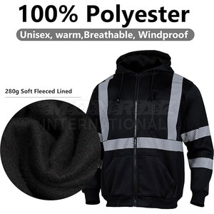 Sudadera con capucha de seguridad de alta calidad de fabricante pakistaní Sudadera con capucha de seguridad de alta visibilidad Nuevo diseño Sudadera con capucha de seguridad a la venta - Product Image 4