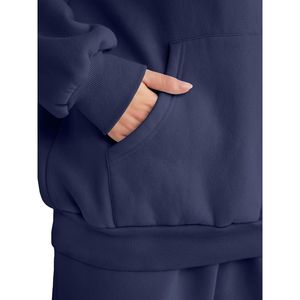 Precio asequible Unisex Workout Fitness Plain Chándal conjunto OEM Plus Size fábrica desgaste Sudadera con capucha Chándal - Product Image 6