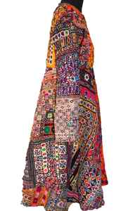 Afghani-vestido Banjara Vintage con bordado a mano, vestido bohemio único - Product Image 2