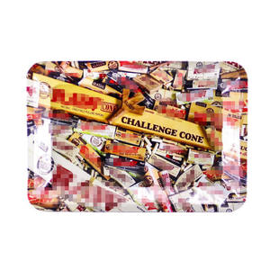 Bandeja Enrollable de Metal para Fumar, Accesorios para Fumar, Bandeja de Metal para Liar Tabaco, Bandeja para Servir Papel de Liar al por Mayor - Product Image 3