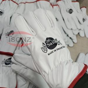 ISONZ Gant de travail en cuir de chèvre sans doublure pour conducteur - Product Image 1