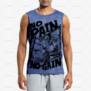 Wholesale 100% Cotton Plus Size Men's Tank Top Custom LOGO Unisex Oversize <b>Boy</b> Vest Gym Fitness Workout <b>Washed</b> Singlet - Product Image 2