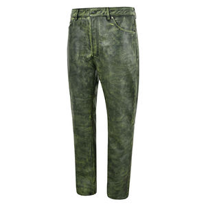 Pantalon en cuir pour hommes, Design personnalisé de haute qualité, à la mode, meilleure vente, 100% - Product Image 2