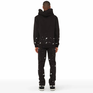 Chándal Deportivo Ligero para Hombre, Corte Regular, Pierna Recta Acampanada, Estilo Urbano, Color Sólido, Invierno, Personalizable con Logotipo, al por Mayor, Económico - Product Image 2