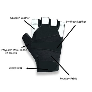 Guantes de fitness para gimnasio con logotipo personalizado de la mejor calidad, venta al por mayor por buen fabricante, nuevo estilo, el mejor material de baja tasa para uso en exteriores - Product Image 2