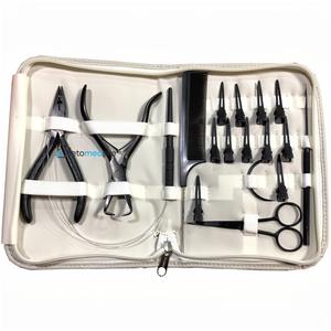 Kit de pinces professionnelles pour extensions de cheveux, ensemble d'outils de sertissage en acier inoxydable - Product Image 1