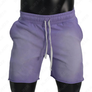 กางเกงขาสั้นออกกำลังกายสำหรับผู้ชายกางเกงออกกำลังกายสำหรับใส่วิ่งออกกำลังกายพิมพ์ลายเชือกผูกสำหรับใส่เล่นกีฬา100% - Product Image 1