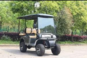 Voiturette de golf surélevée 4+2 places pour l'extérieur, véhicule utilitaire électrique 6 passagers de haute qualité, prix d'usine, vente chaude, meilleure qualité - Product Image 2