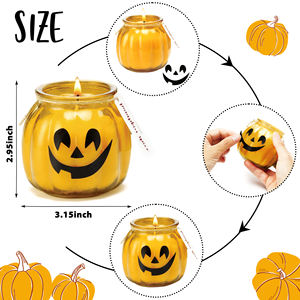 Private Label <b>Soy</b> Wax Handcrafted Essential Oil Scented <b>Candles</b>, Glass Crystal Scented <b>Candles</b> for Aromatherapy - Product Image 5