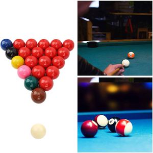 Juego Completo de Bolas de Billar de Resina Duraderas y Personalizables, Coloridas, de 16 Piezas para Juegos de Mesa de Billar - Product Image 4